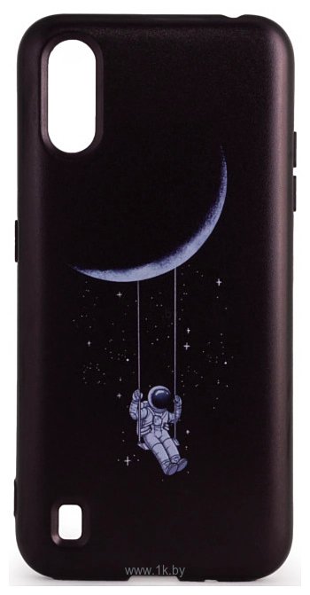 Фотографии Case Print для Samsung Galaxy A01 (астронавт на луне)