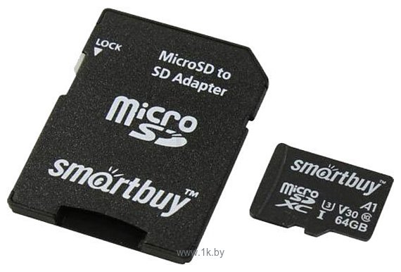 Фотографии SmartBuy microSDXC SB64GBSDU1A-AD 64GB