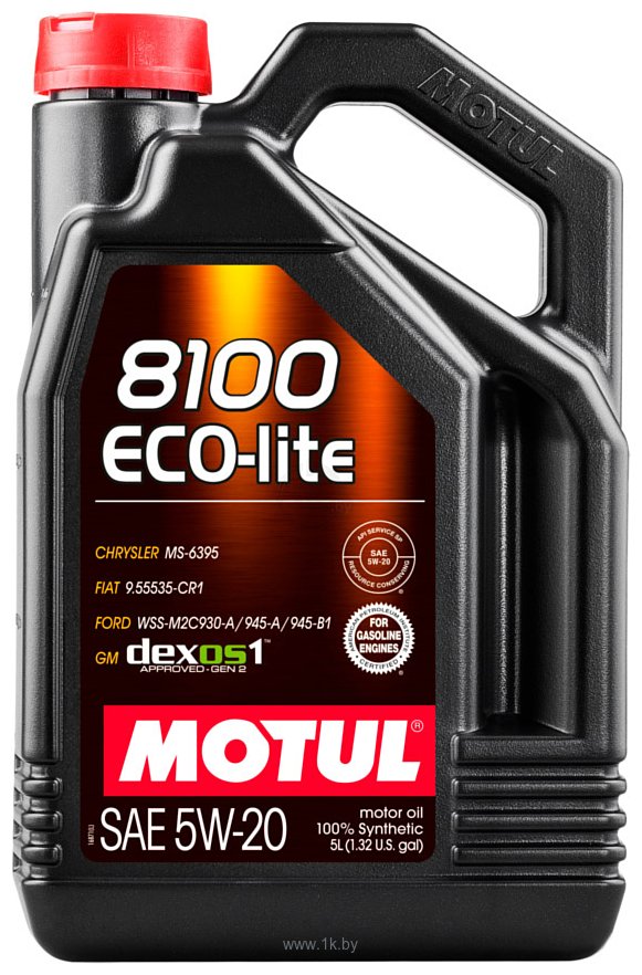 Фотографии Motul 8100 Eco-Lite 5W-20 5л