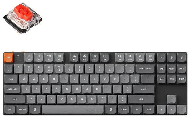 Фотографии Keychron K1 Max RGB K1M-H1-RU Gateron Low Profile Red 2.0