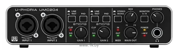 Фотографии BEHRINGER U-PHORIA UMC204 Фотографии BEHRINGER U-PHORIA UMC204
