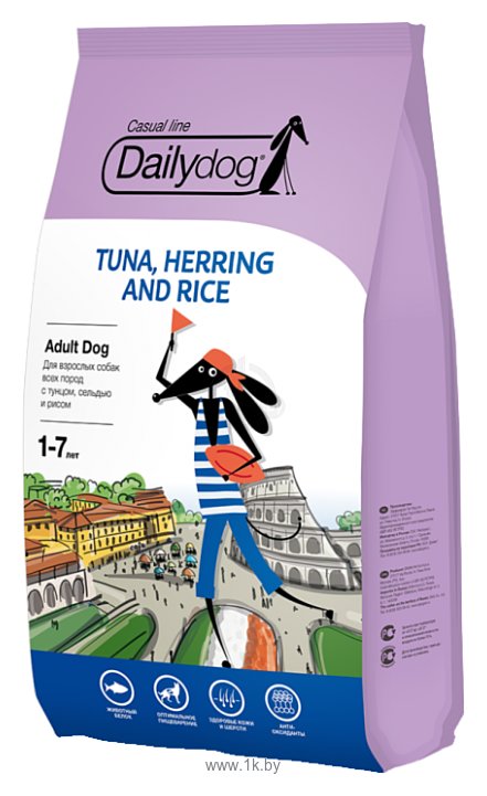 Фотографии Dailydog Adult Tuna, Herring and Rice