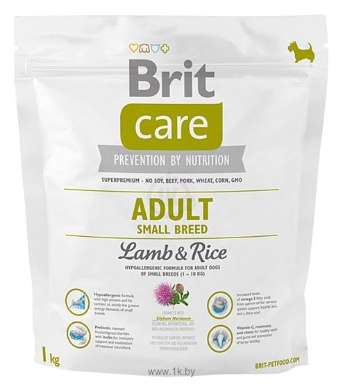 Фотографии Brit Care Adult Small Breed Lamb & Rice (1.0 кг)