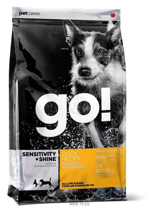 Фотографии GO! (11.35 кг) Sensitivity + Shine Duck Dog Recipe