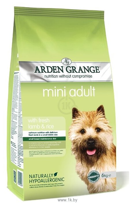 Фотографии Arden Grange (6 кг) Adult Mini ягненок и рис для взрослых собак мелких пород