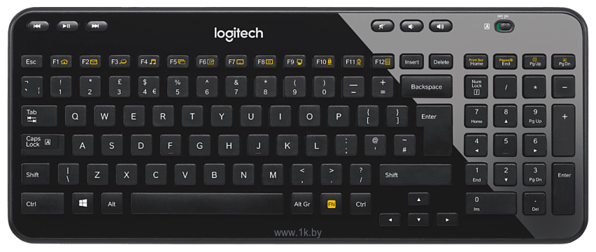 Фотографии Logitech Wireless Keyboard K360 black