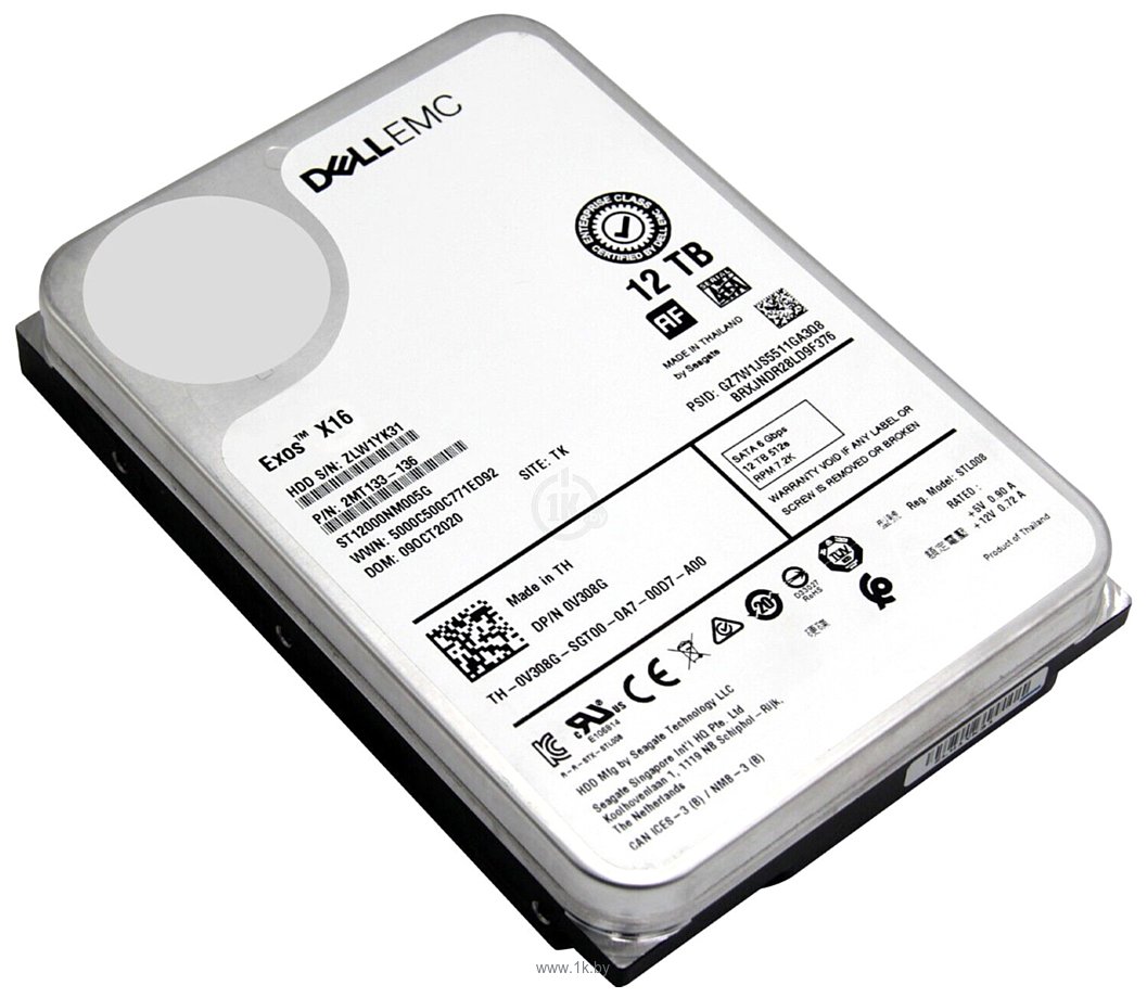 Фотографии Dell Seagate Exos X16 12TB ST12000NM005G