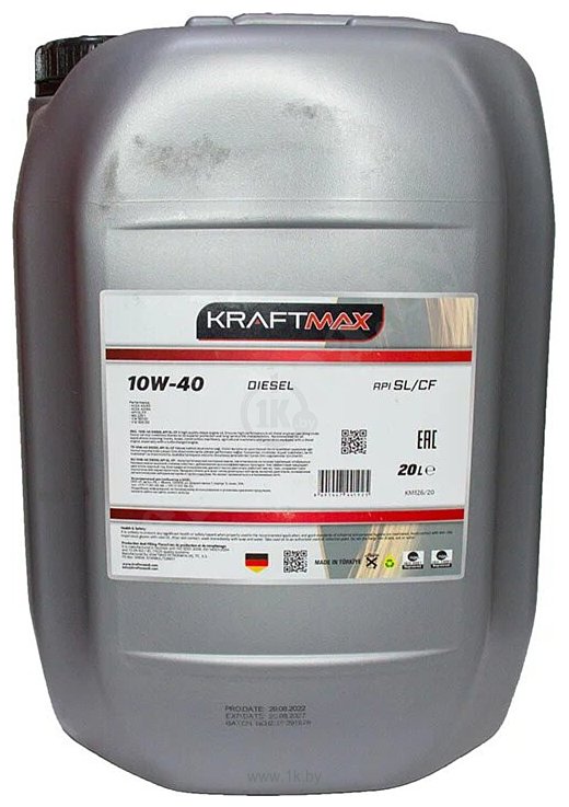 Фотографии KraftMax 10W-40 Diesel KM126/20 20л