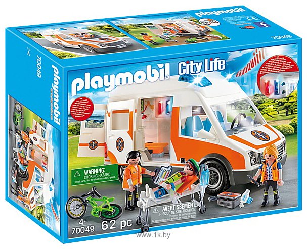 Фотографии Playmobil PM70049 Скорая помощь с мигалками