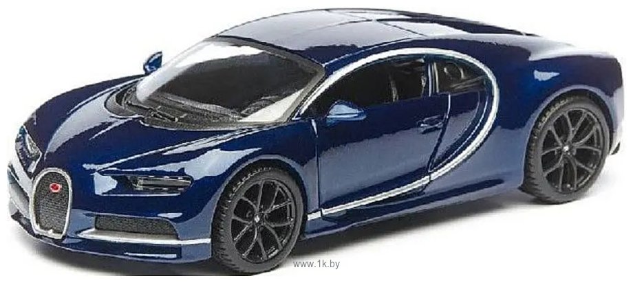 Фотографии Bburago Bugatti Chiron 18-43060 (синий)