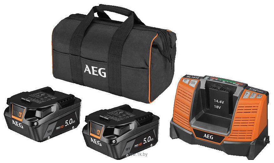 Фотографии AEG Powertools SETLL1850SHD 4935478945 (2x18В/5 Ah + 18В, сумка)