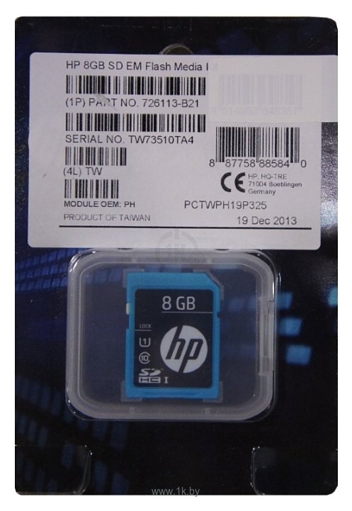 Фотографии HP Enterprise Mainstream SDHC Class 10 UHS-I U1 8GB