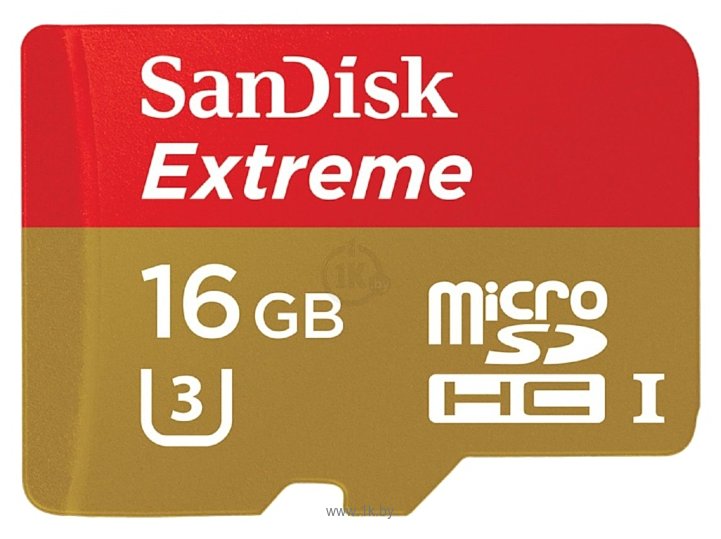 Фотографии Sandisk Extreme microSDHC Class 10 UHS Class 3 90MB/s 16GB
