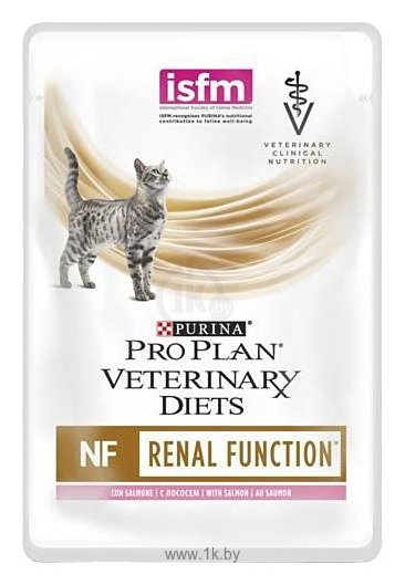 Фотографии Pro Plan Veterinary Diets Feline NF Renal Function Salmon pouch (0.085 кг) 10 шт.