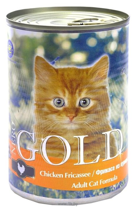 Фотографии Nero Gold Консервы для кошек. Фрикасе из курицы (0.41 кг) 1 шт.