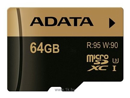 Фотографии ADATA XPG microSDXC Class 10 UHS-I U3 64GB + SD adapter