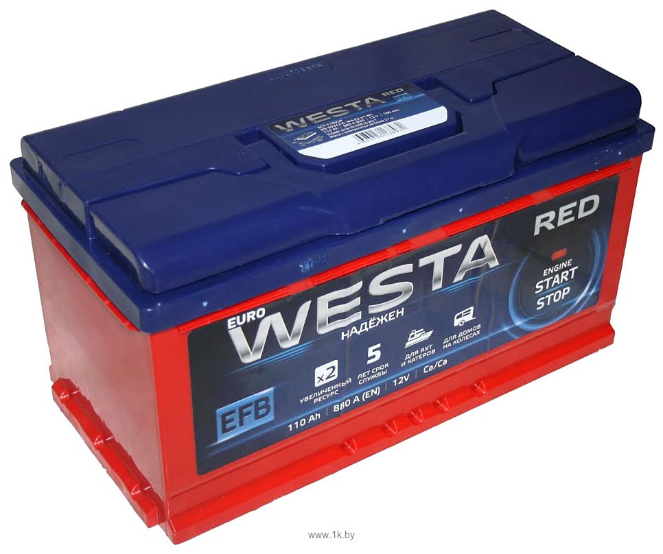 Фотографии Westa RED EFB 6СТ-110VLR (110Ah)