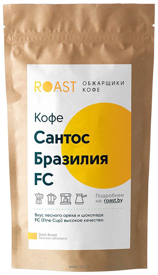 Фотографии Roast Бразилия Сантос FC зерновой 1 кг