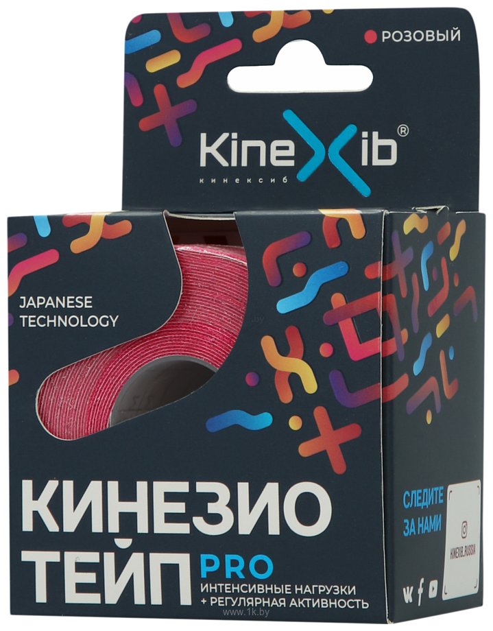 Фотографии Kinexib Pro 5 см x 5 м (розовый)