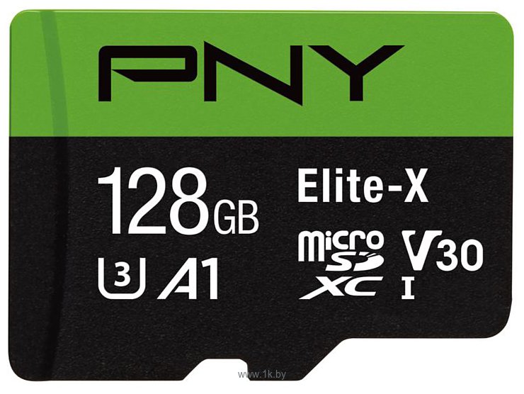 Фотографии PNY Elite-X Class 10 U3 V30 microSD P-SDU128U3WX-GE 128GB