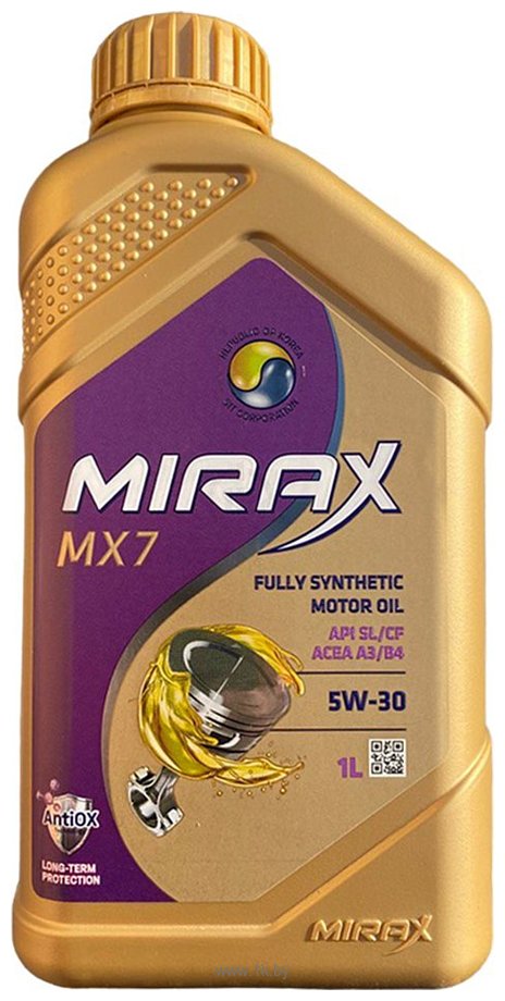 Фотографии Mirax MX7 5W-30 SL/CF A3/B4 1л