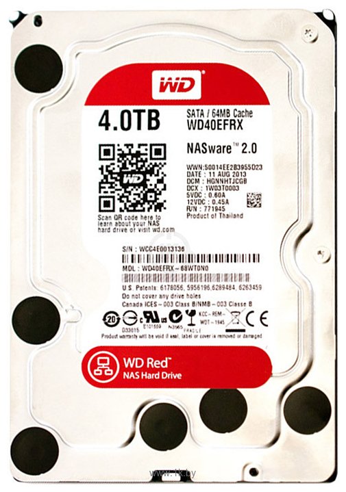 Фотографии Western DigitalRed Plus 4TB WD40EFRX