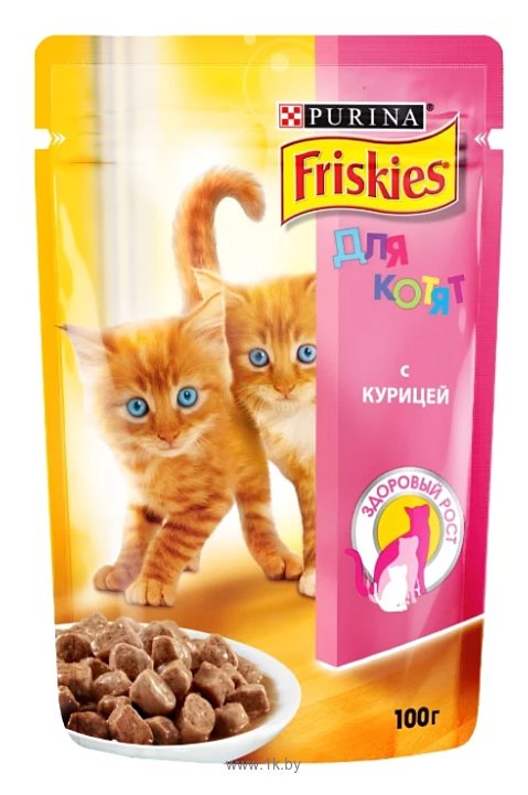 Фотографии Friskies Для котят с курицей в подливе (0.1 кг) 20 шт.