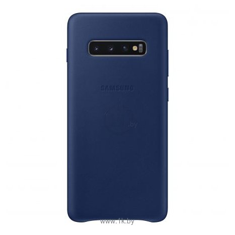 Фотографии Samsung Leather Cover для Samsung Galaxy S10 Plus (синий)