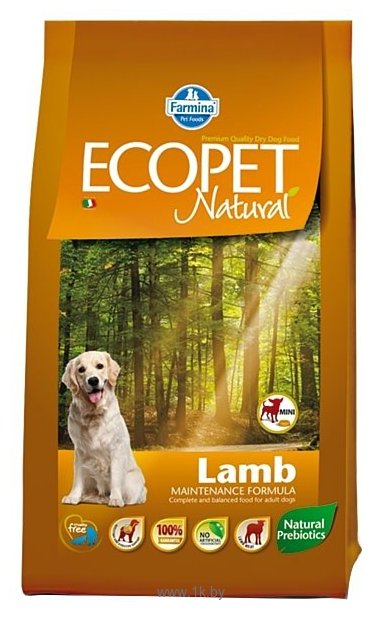 Фотографии Farmina Ecopet Natural Lamb Mini (2.5 кг)