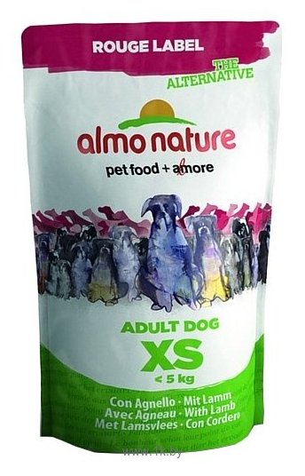 Фотографии Almo Nature Rouge Label the Alternative XS Lamb (0.75 кг)