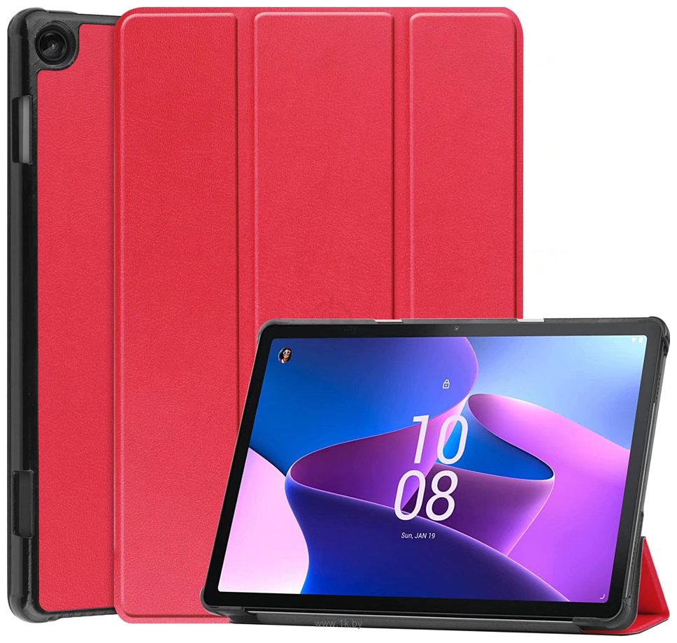 Фотографии JFK Smart Case для Lenovo Tab M10 (Gen 3) TB-328F (красный)