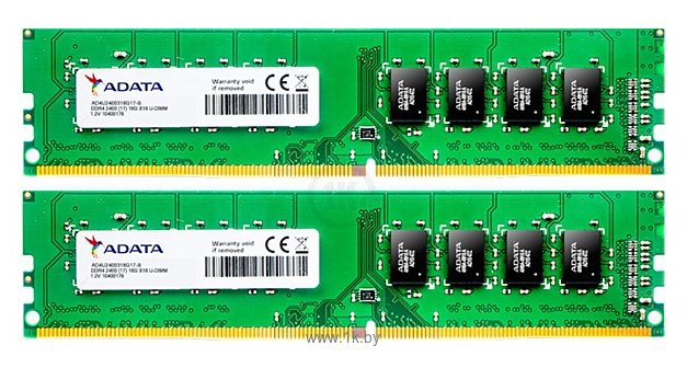 Фотографии ADATA DDR4 2400 DIMM 16Gb (Kit 2x8Gb)