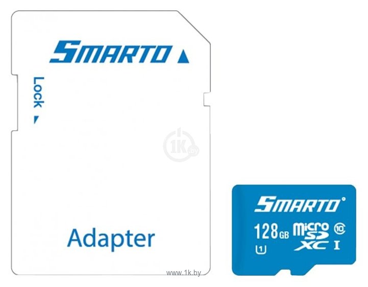 Фотографии Smarto microSDXC Class 10 UHS-I U1 128GB + SD adapter