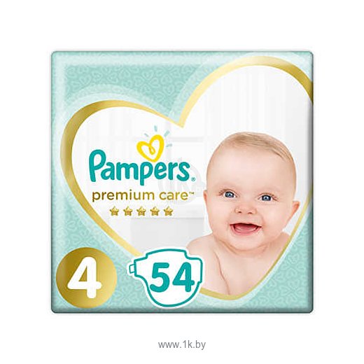 Фотографии Pampers Premium Care Maxi 4 (9-14 кг), 54 шт