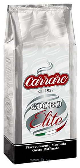 Фотографии Carraro Globo Elite в зернах 1 кг
