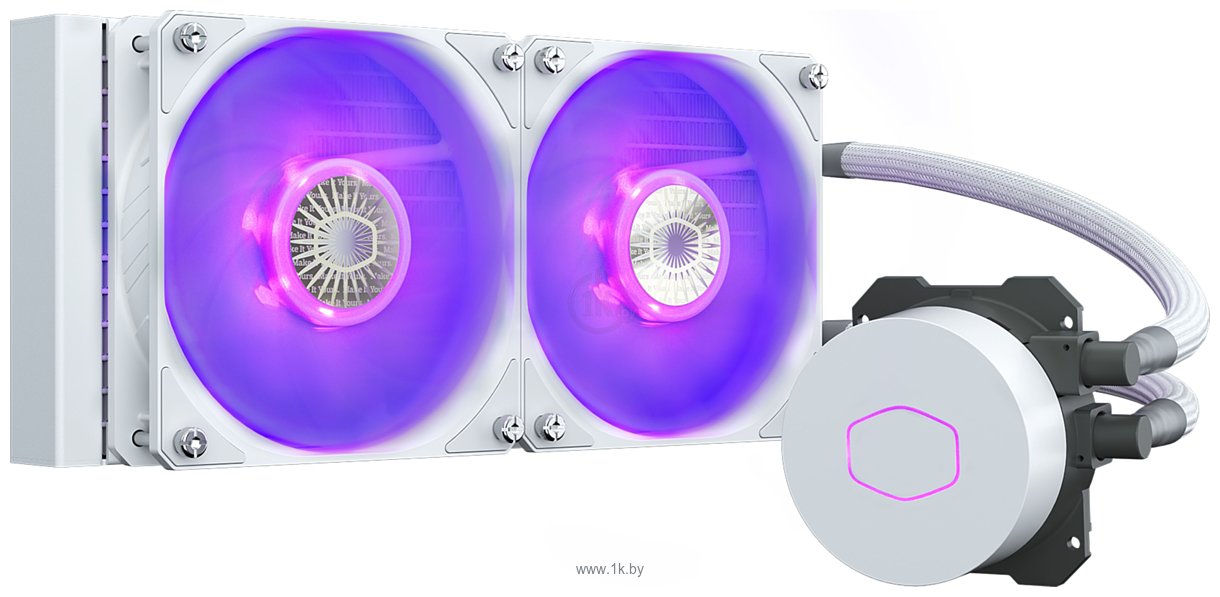 Фотографии Cooler Master Masterliquid ML240L V2 RGB White Edition MLW-D24M-A18PC-RW