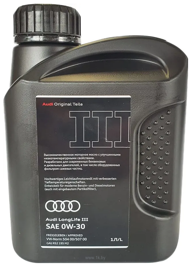 Фотографии Audi Longlife III 0W-30 1л GAUR52195M2