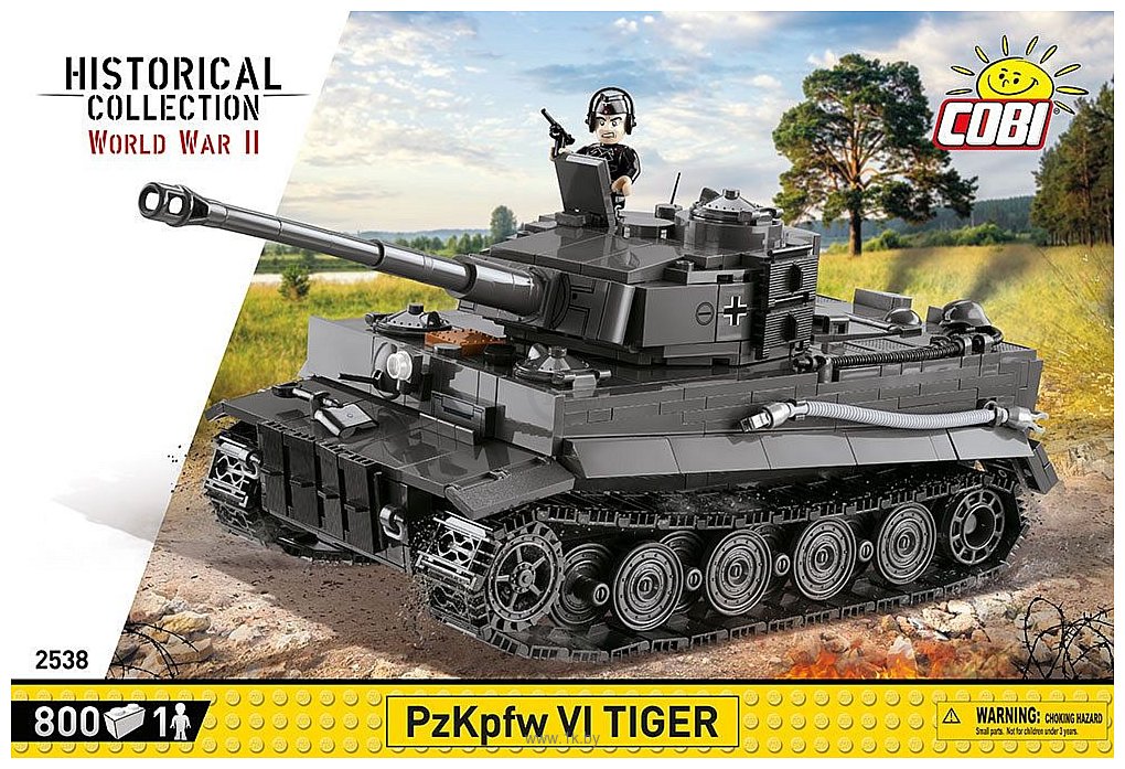 Фотографии Cobi World War II 2538 Panzerkampfwagen VI Tiger Ausf.E