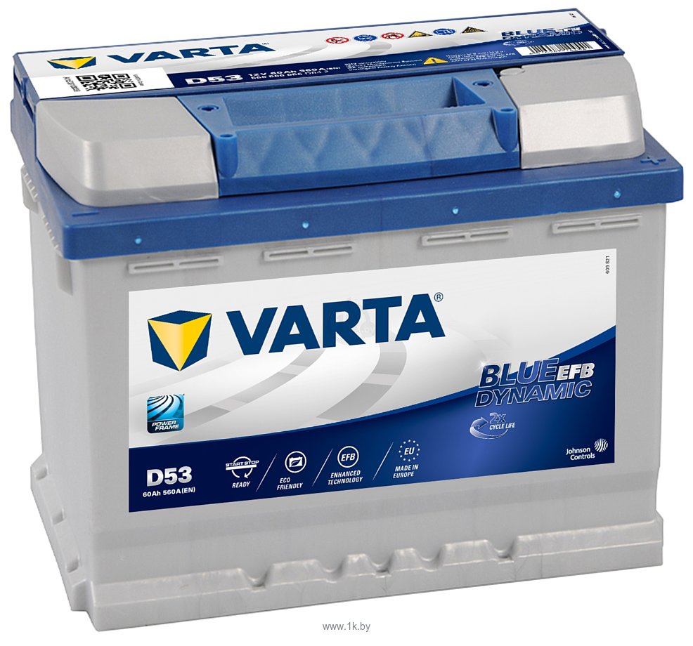 Фотографии Varta Blue Dynamic EFB 560 500 056 (60Ah)