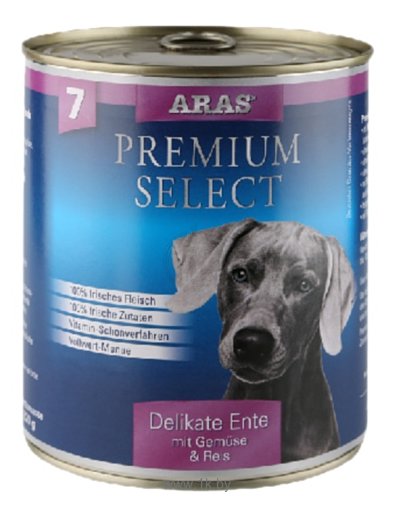 Фотографии ARAS (0.41 кг) 1 шт. Premium Select для собак - Утка с овощами и рисом