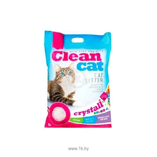 Фотографии Clean Cat Crystall Color 5л