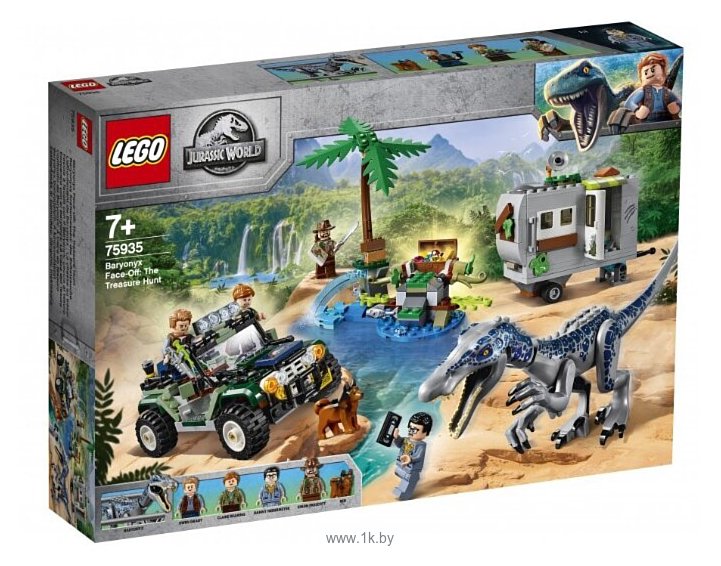 Фотографии LEGO Jurassic World 75935 Поединок с бариониксом: охота за сокровищами