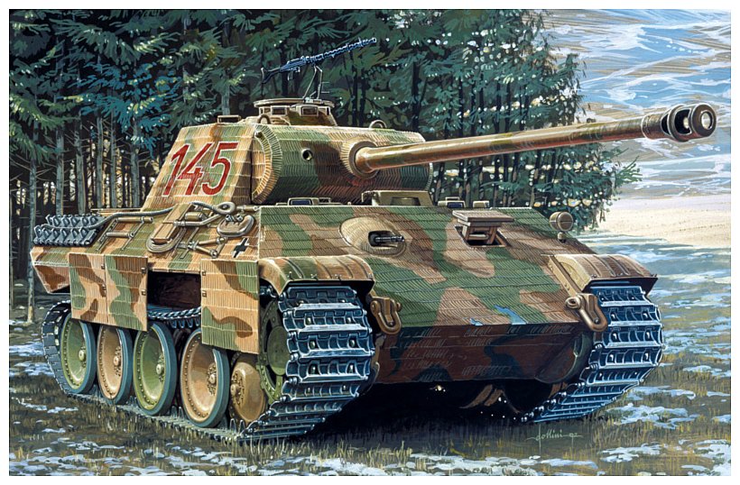 Фотографии Italeri 0270 Sd.Kfz. 171 Panther Ausf.A