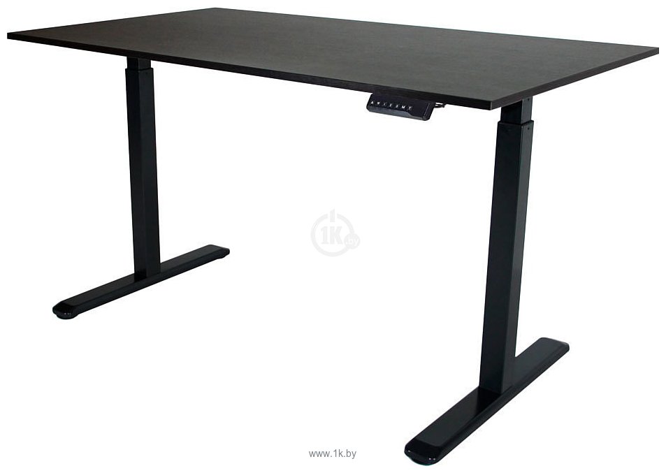 Фотографии ErgoSmart Electric Desk Compact 1360x800x36 мм (дуб мореный/черный)