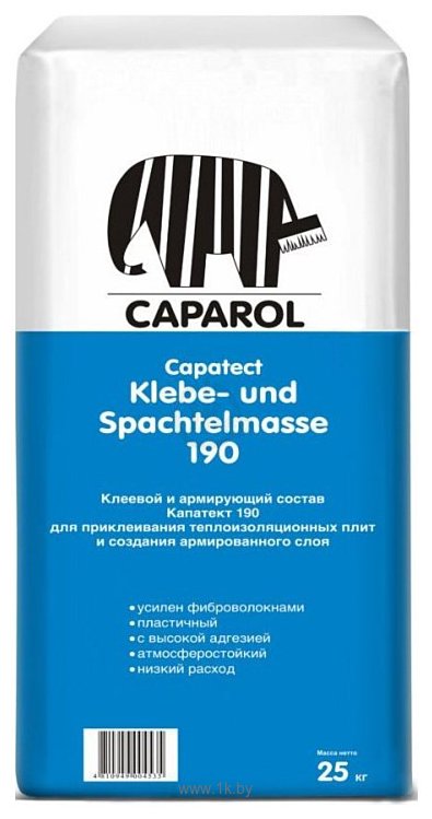 Фотографии Caparol Capatect Klebe- und Spachtelmasse 190