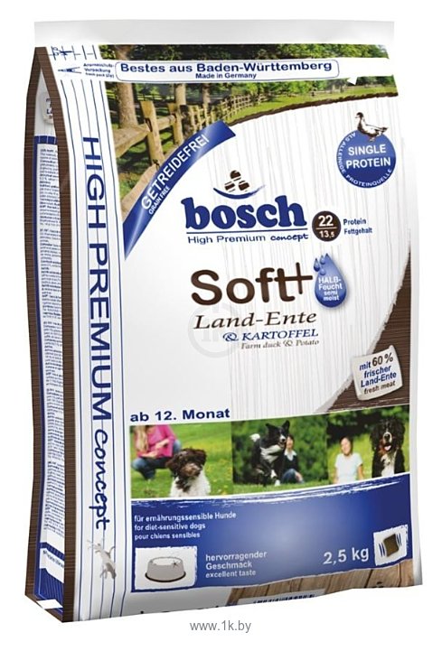 Фотографии Bosch (2.5 кг) Soft Duck + Potatoes