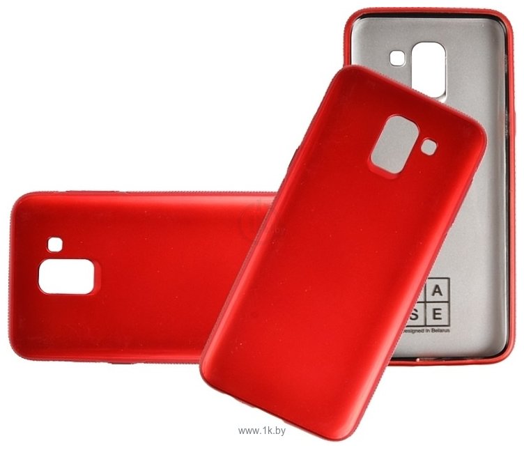 Фотографии Case Deep Matte v.2 для Samsung Galaxy J6 (красный)