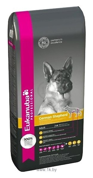 Фотографии Eukanuba Dog Breeder Breed Nutrition German Shepherd (19 кг)