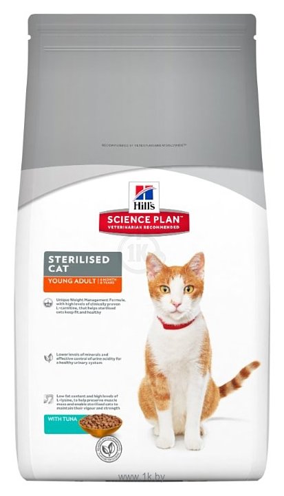 Фотографии Hill's Science Plan Feline Sterilised Cat Young Adult with Tuna (1.5 кг)