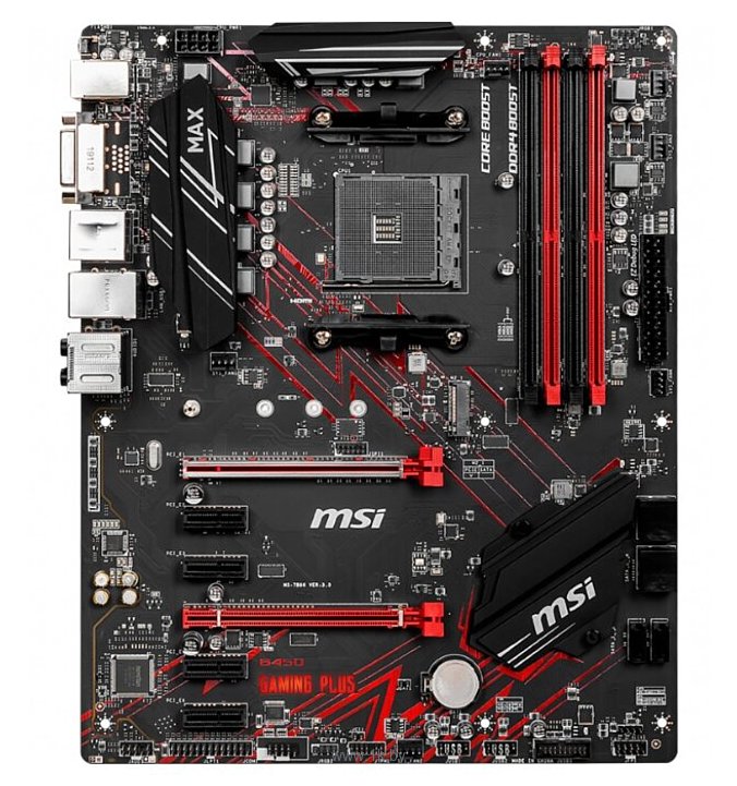 Фотографии MSI B450 GAMING PLUS MAX